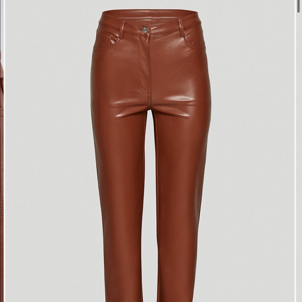 DO NOT BUY RESERVED Aritzia Wilfred Melina pants Cognac size 00